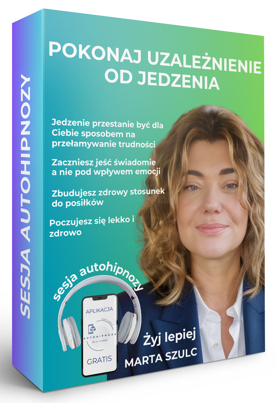 autohipnoza, uzależnienie od jedzenia, emocjonalne jedzenie, zdrowe nawyki, kontrola nad jedzeniem, relacja z ciałem, zmiana zachowań, sesja audio